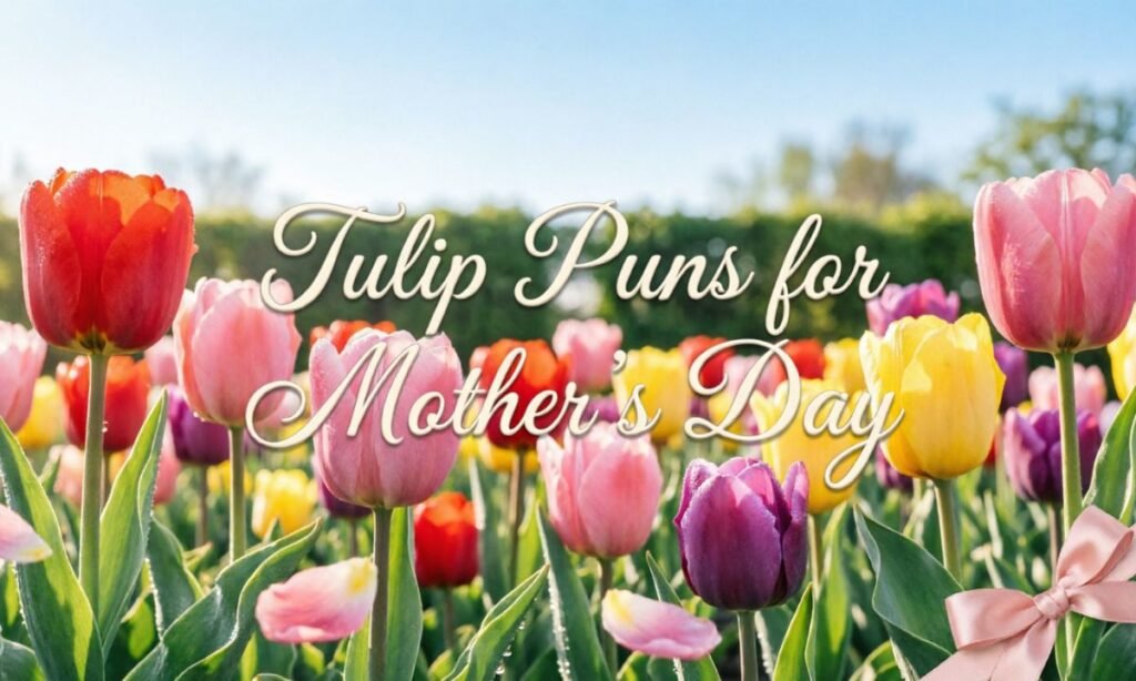 Tulip Puns for Mother's Day
