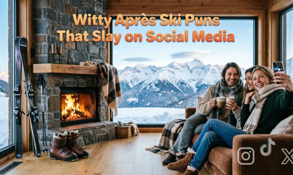 Witty Après Ski Puns That Slay on Social Media