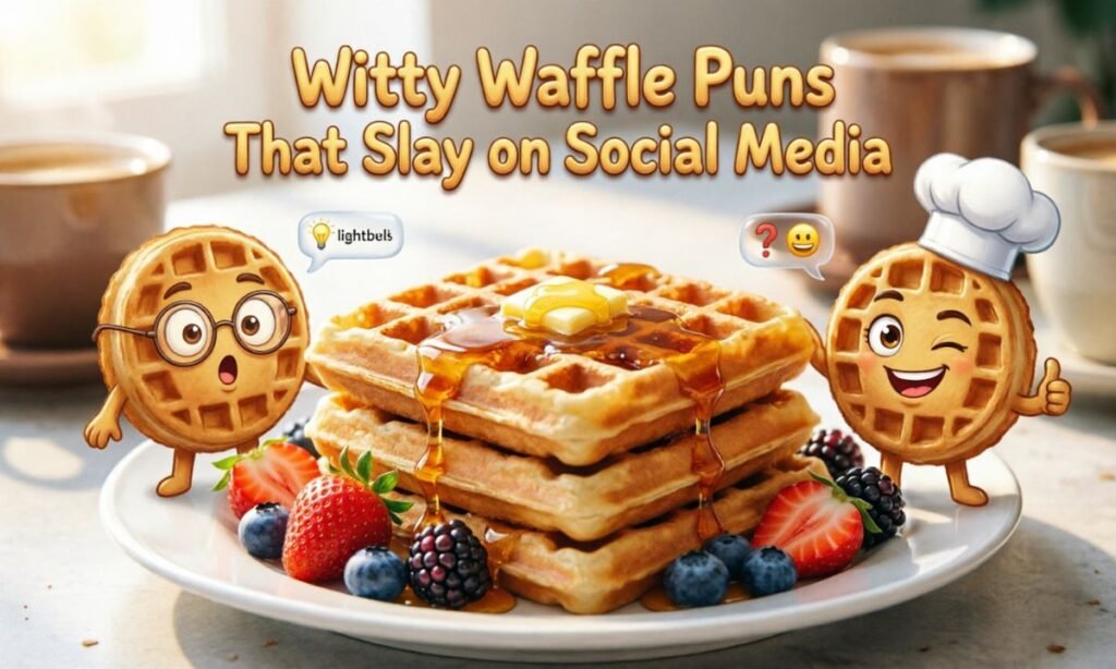 Witty Waffle Puns That Slay on Social Media