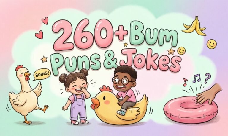 260+ Bum Puns & Jokes