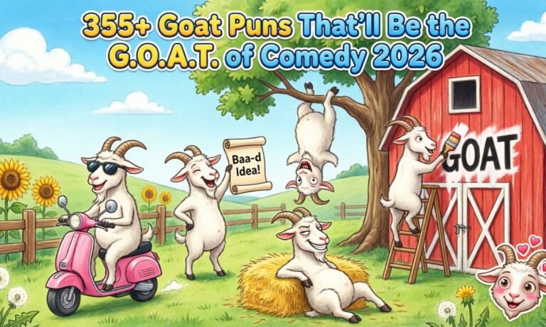 355+ Goat Puns That’ll Be the G.O.A.T. of Comedy 2026