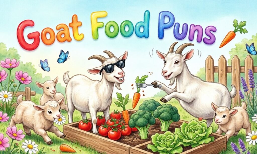 Goat Food Puns