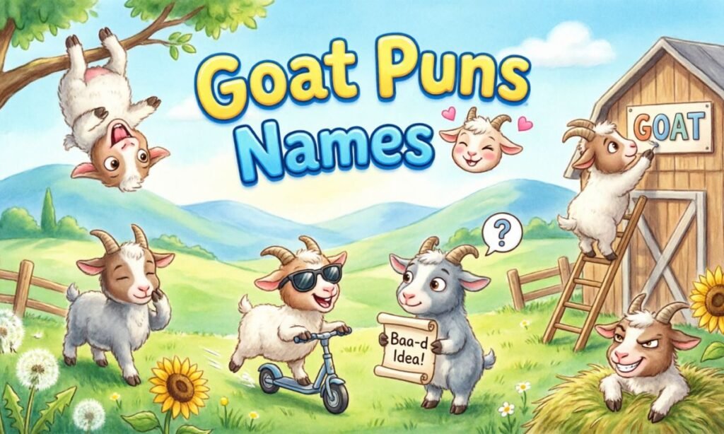 Goat Puns Names