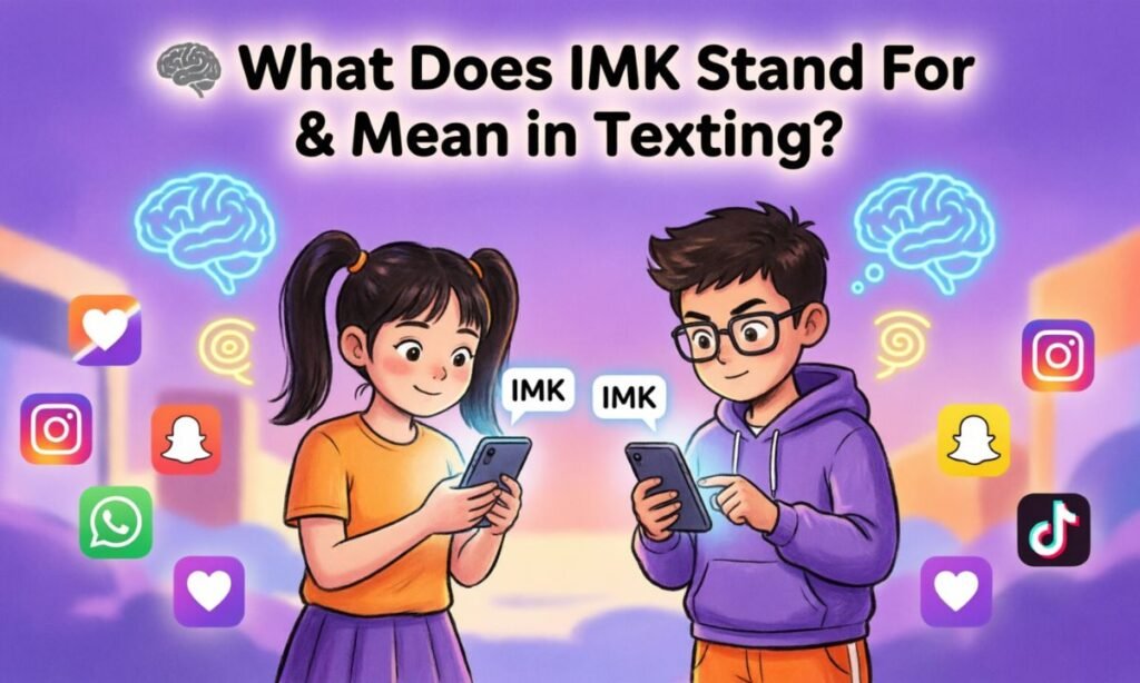 What Does IMK Stand For & Mean in Texting
