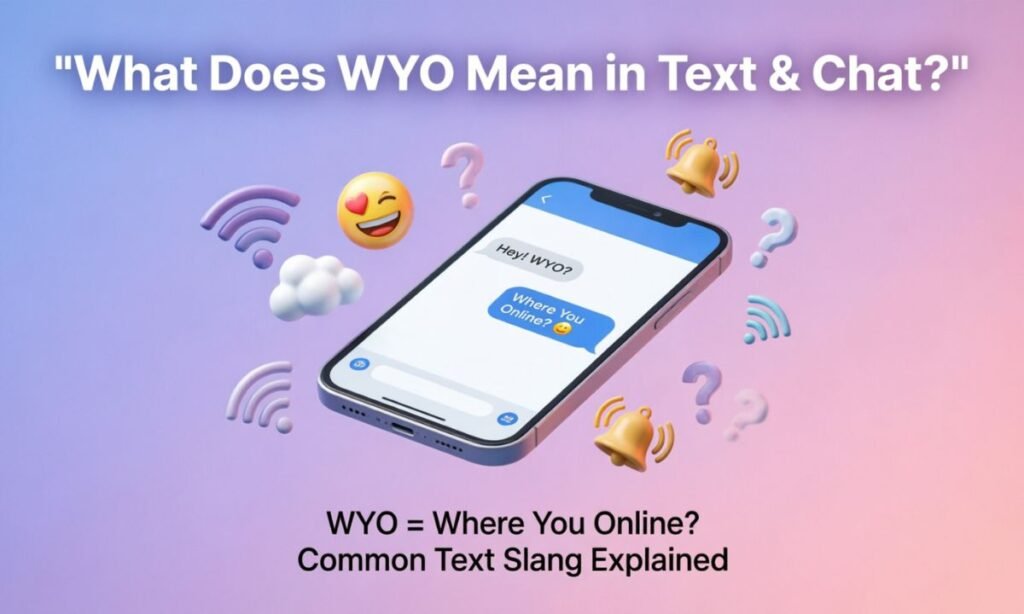 What Does WYO Mean in Text & Chat