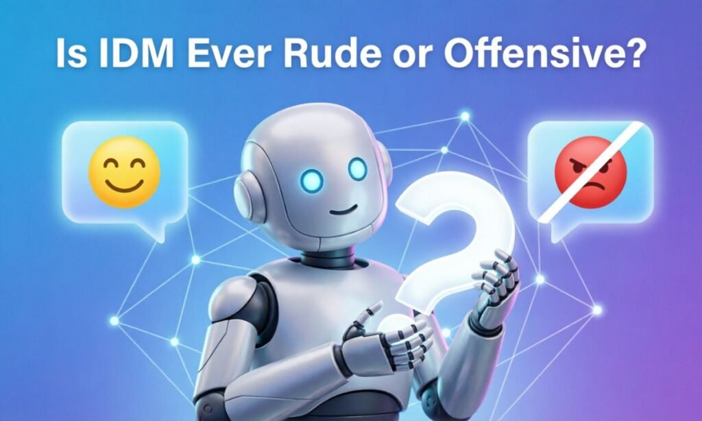 Is IDM Ever Rude or Offensive